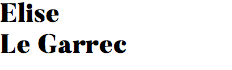 Elise Le Garrec